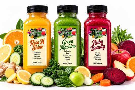Taste Trio | 3 Cold-Pressed Juice Bottles of your Favorite Juice