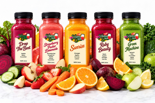 Fresh Five | 5 Cold-Pressed Juice Bottles of your Favorite Flavor